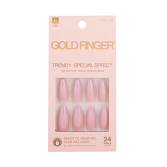 Goldfinger pearl glitter detail adds luxe shimmer to nails