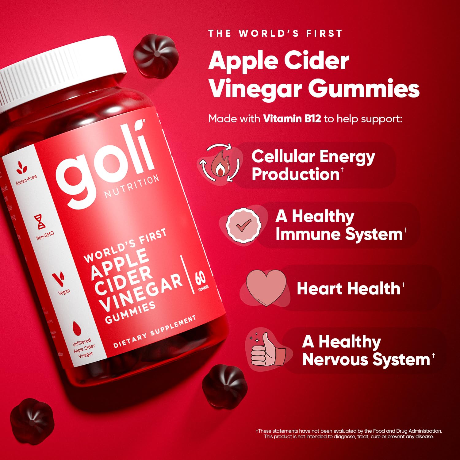 Vitamin B12 included in Goli ACV Gummies