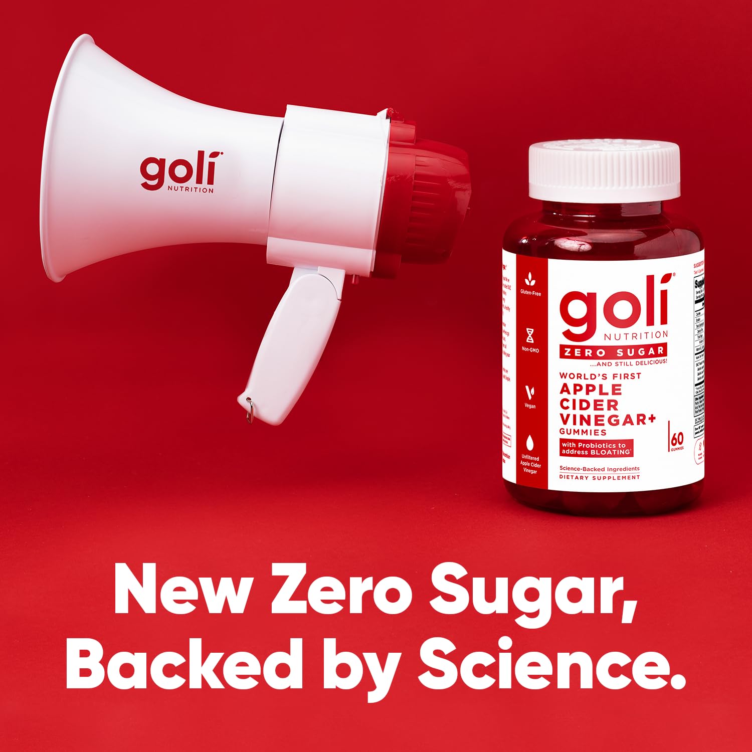 Goli Apple Cider Vinegar Gummies – zero sugar, vegan, gelatin-free