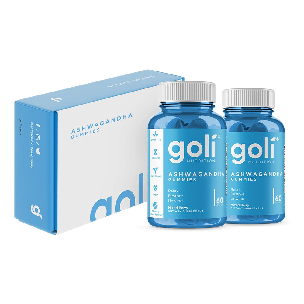 Nutrition label for Goli Ashwagandha & Vitamin D Gummies.