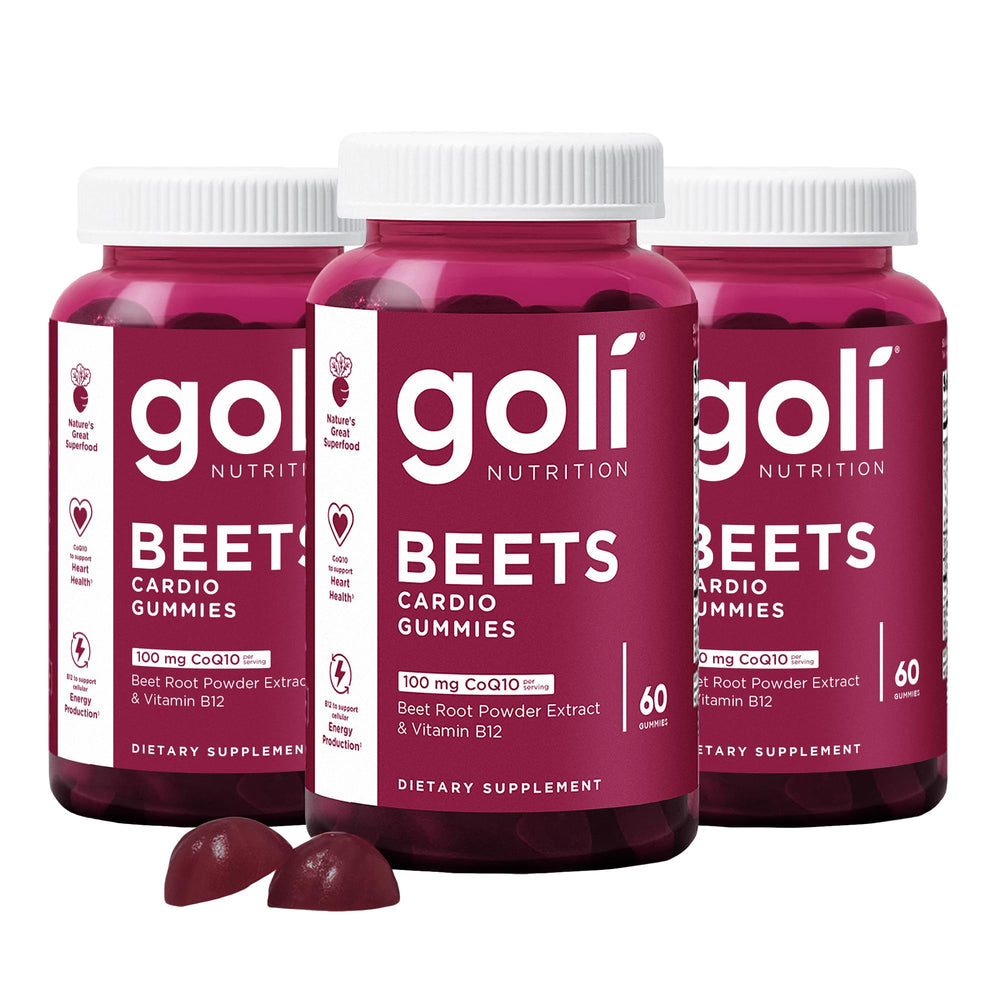 Goli Beets Cardio Gummies bottle front view