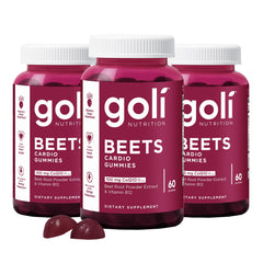 Goli Beets Cardio Gummies bottle front view