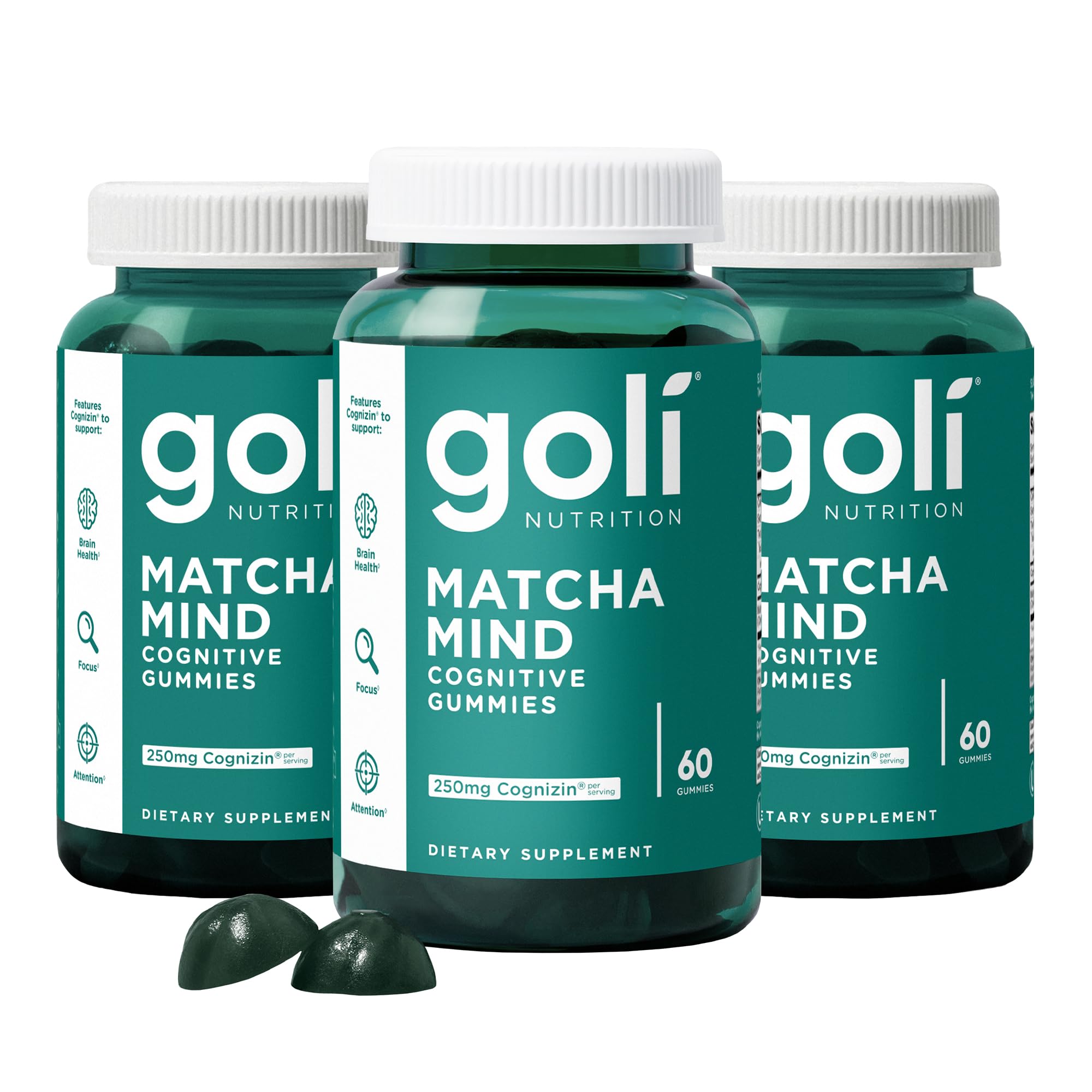 Goli Matcha Mind Gummies front packaging