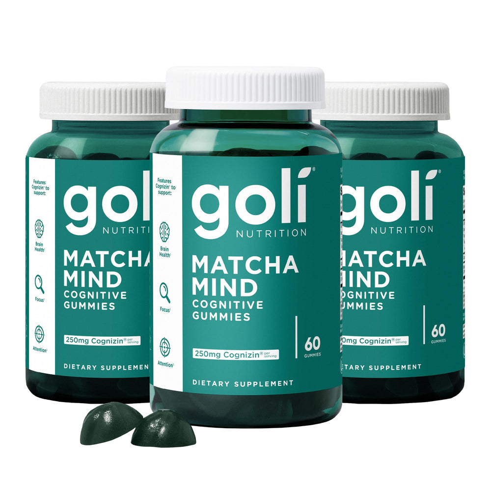 Goli Matcha Mind Gummies front packaging