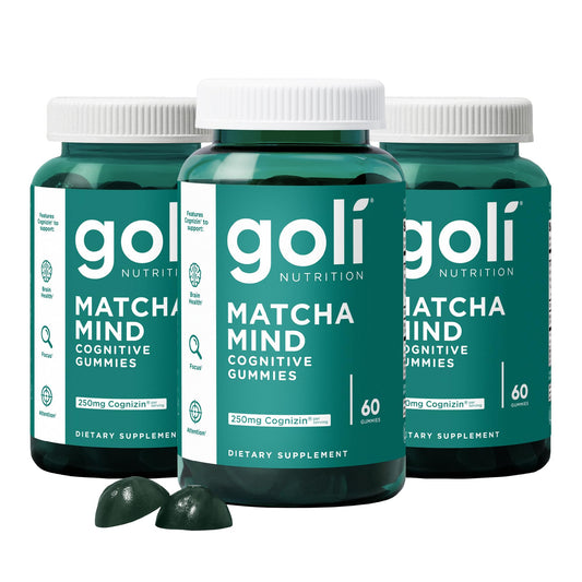 Goli Matcha Mind Gummies front packaging