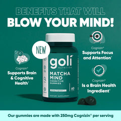 Matcha Mind Gummies ingredients list