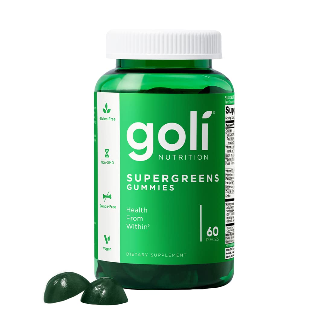 Goli SuperGreen Vitamin Gummy 60-count bottle