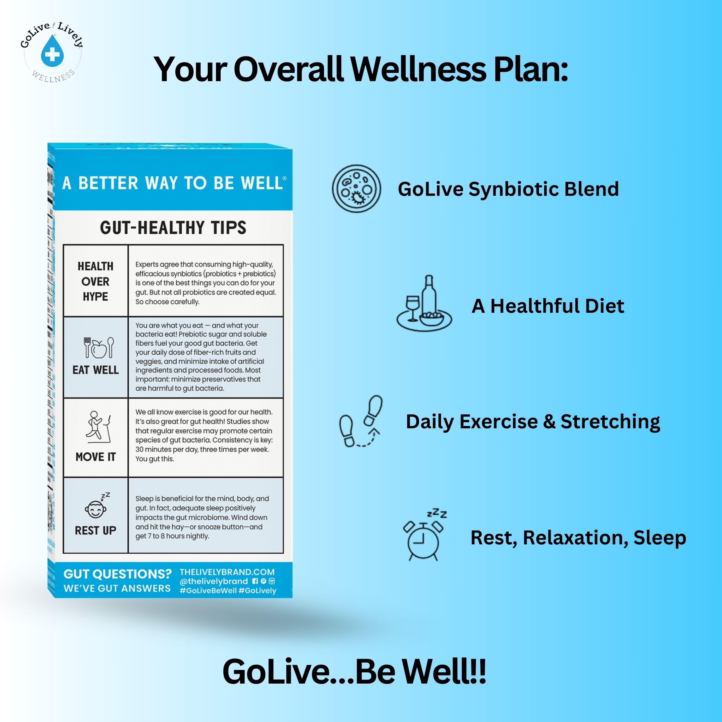 GOS and L-Glutamine ingredients in the formulation