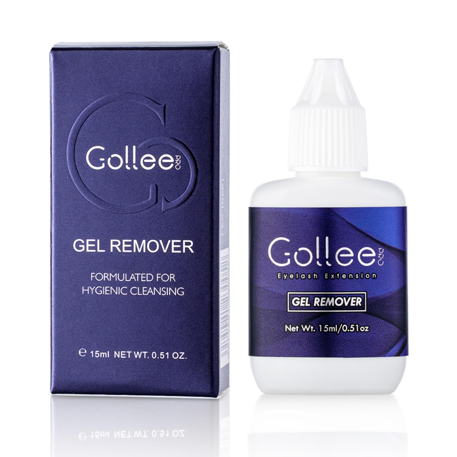 GOLLEEPRO eyelash remover gel texture: clear and light for precise removal