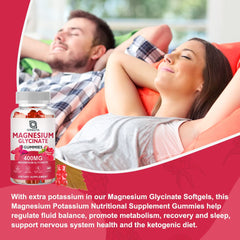 Close-up of ingredients panel on GONGOTA Magnesium Glycinate Gummies.
