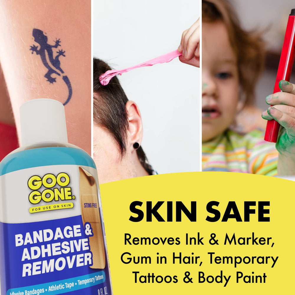 Goo Gone Remover handles heart rate monitor adhesive residues smoothly