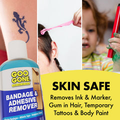 Goo Gone Skin Adhesive Remover around insulin pump area.