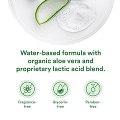 Good Clean Love Restore tube close-up showing fragrance-free formula