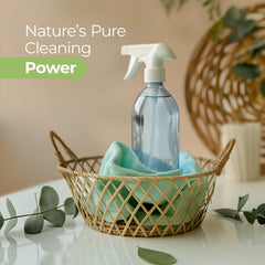 Good Essential oil beside cinnamon and apples illustrating natural spice layering benefit