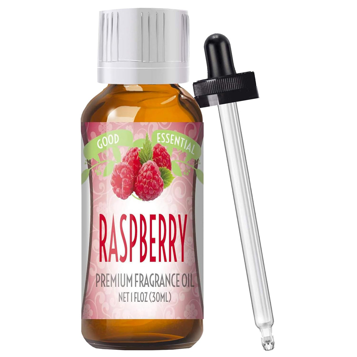 Raspberry Fragrance Oil by Good Essential – 30ml bottle for diffusers, candles, soaps and lotions
