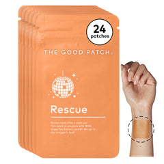 The Good Patch Rescue Recovery Patch pack for post-night-out support.