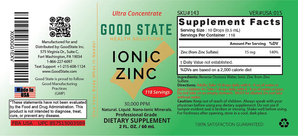 Travel-friendly zinc dropper bottle next to a glass