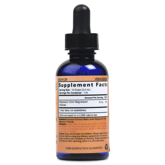 Two bottles of Good State magnesium liquid supplement in a pack of two