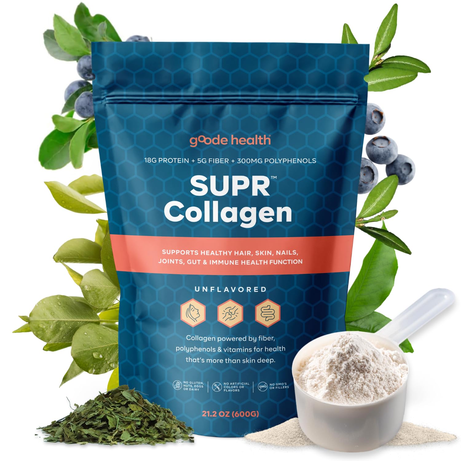 Goode Health SUPR Collagen Powder unflavored tub