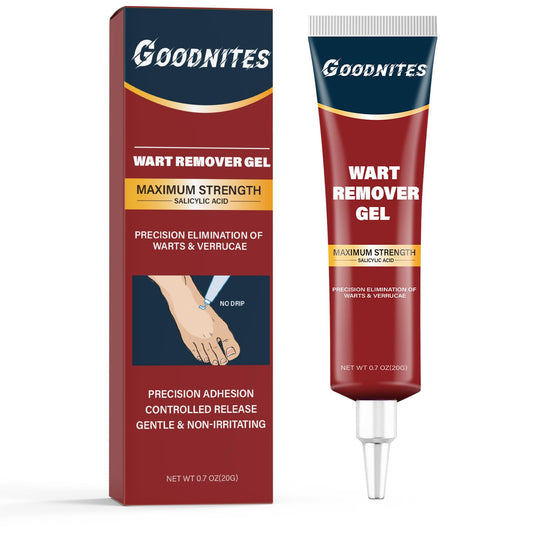 Goodnites wart remover gel precise positioning for targeted treatment at home.