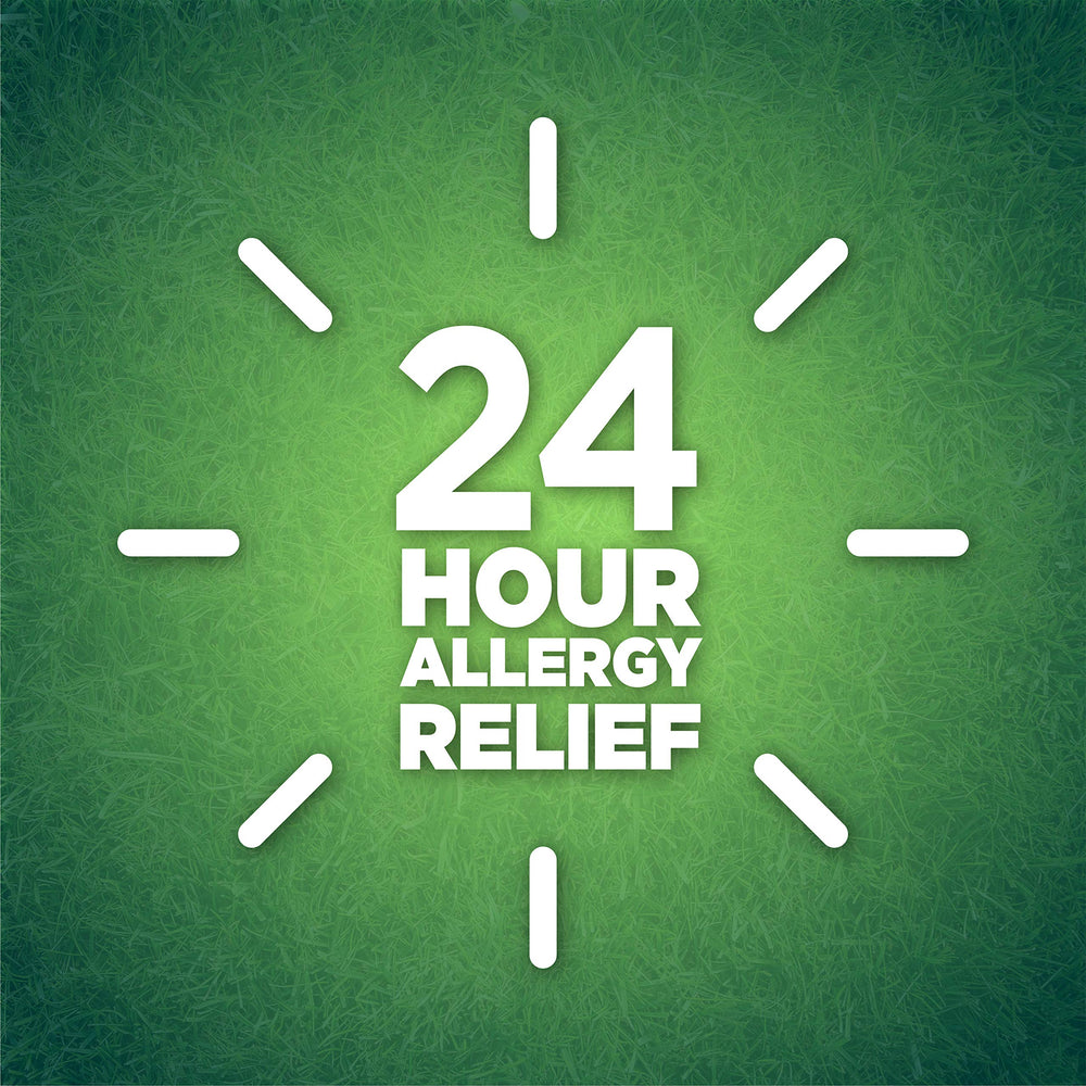 GoodSense Allergy Relief dosing guide demonstrates easy one-tablet-a-day routine.