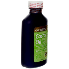 4 oz GoodSense Castor Oil on white background