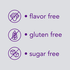 GoodSense ClearLax unflavored powder ready to blend without altering taste for daily use.