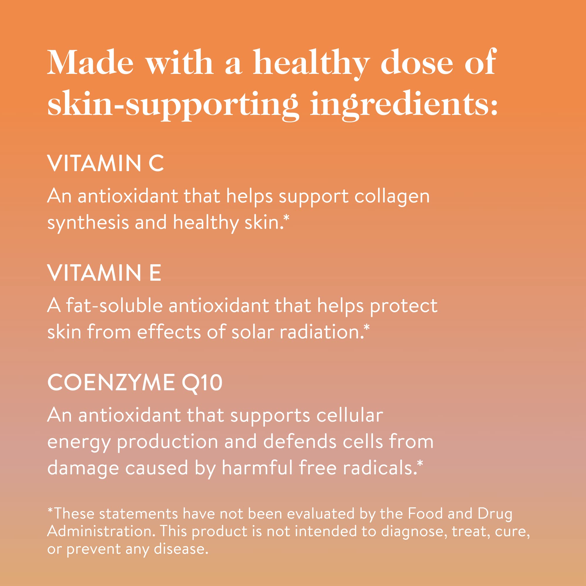 Close-up of a single powder packet for Morning Skin Drink Mix