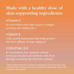 Close-up of a single powder packet for Morning Skin Drink Mix