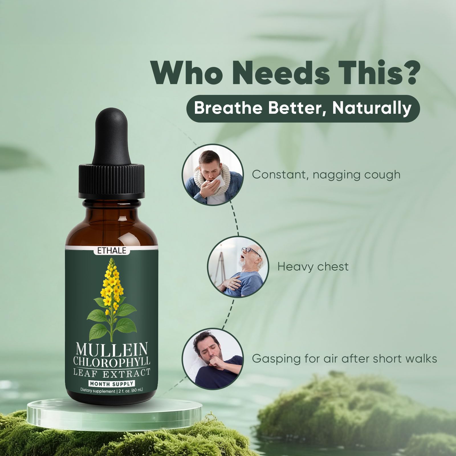 Dose and usage instructions for GOOVIP ETHALE Mullein Drops