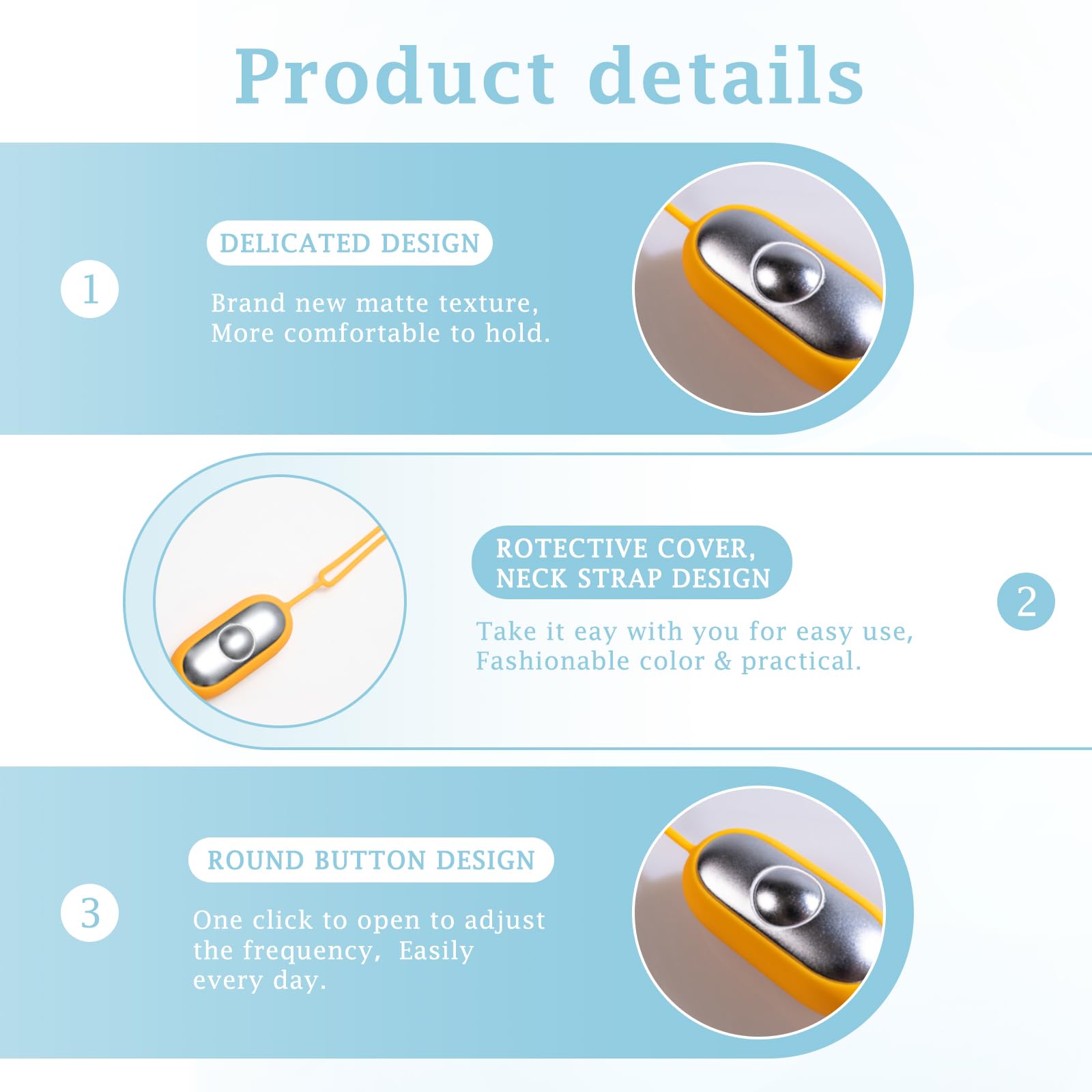 GOQELK office focus mode engages high-frequency setting for improved concentration