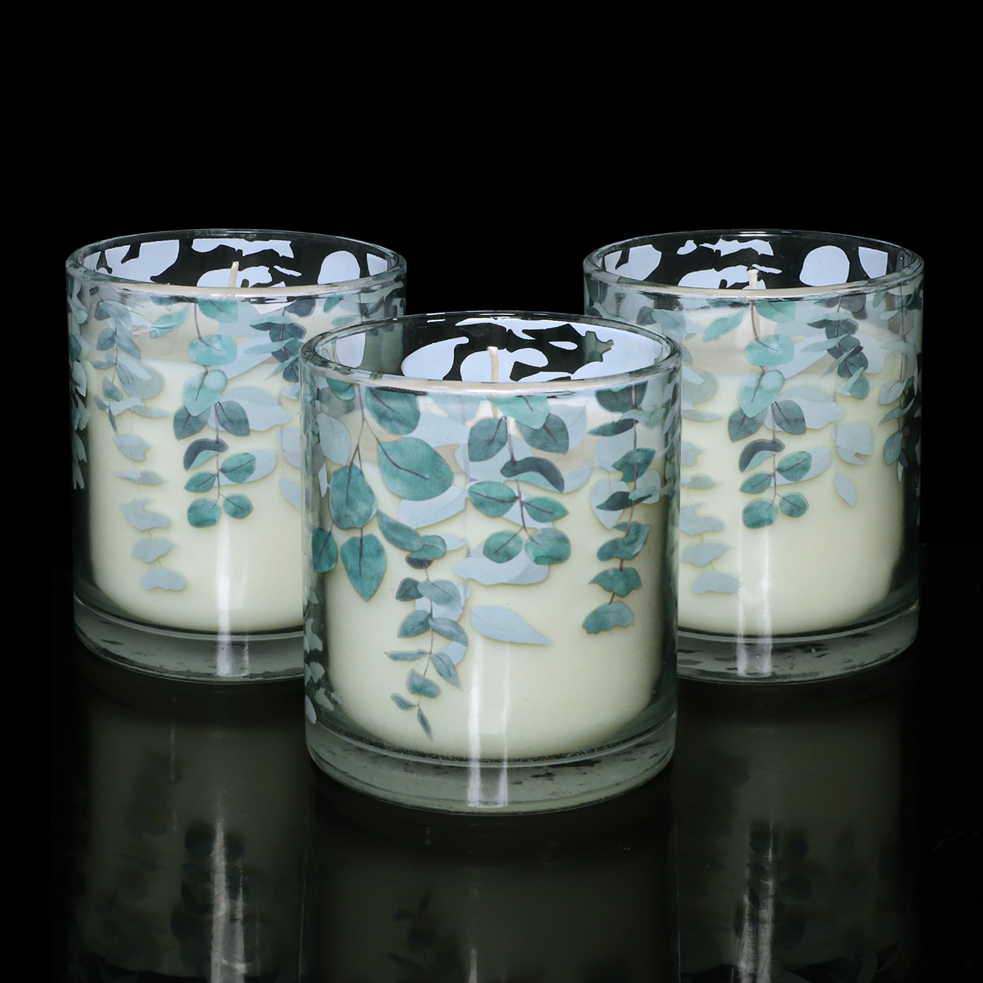 GORGE MOMENT eucalyptus-leaf-design closeup showcases elegant details that complement modern decor.
