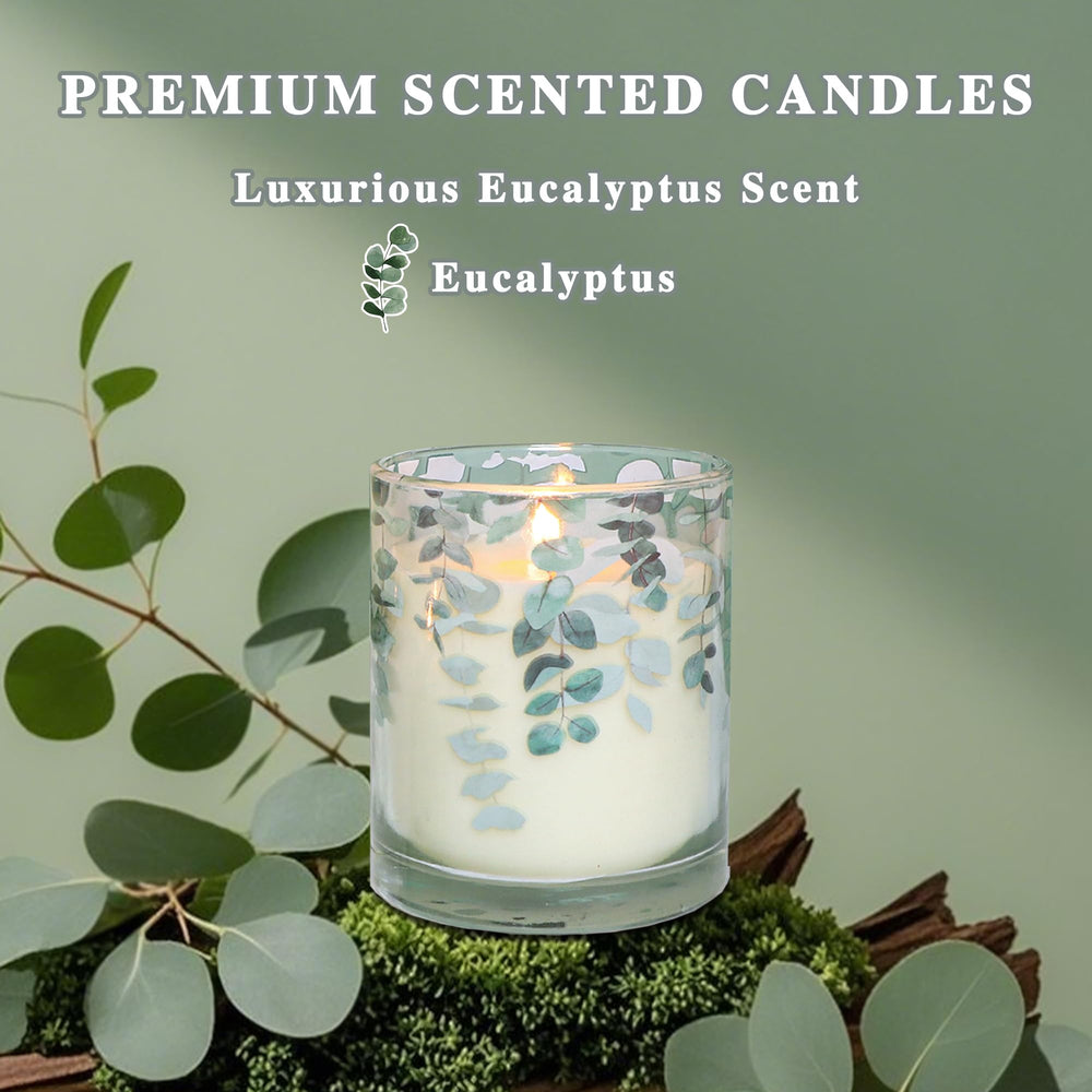 GORGE MOMENT set-of-3 candles offers cohesive ambient lighting for any room.