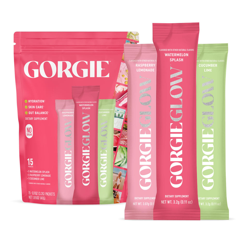 GORGIE Glow Variety Pack box with 15 sticks