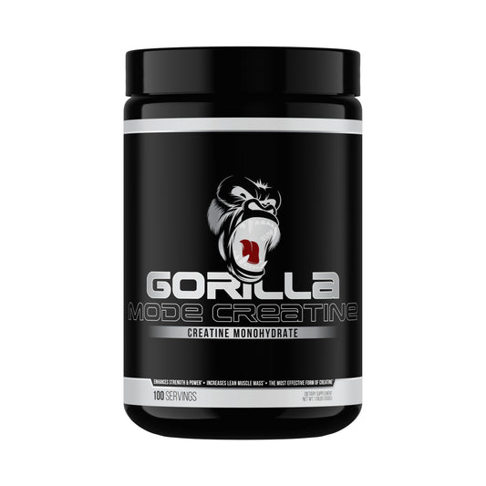 Gorilla Mind Creatine Monohydrate Micronized Powder front label