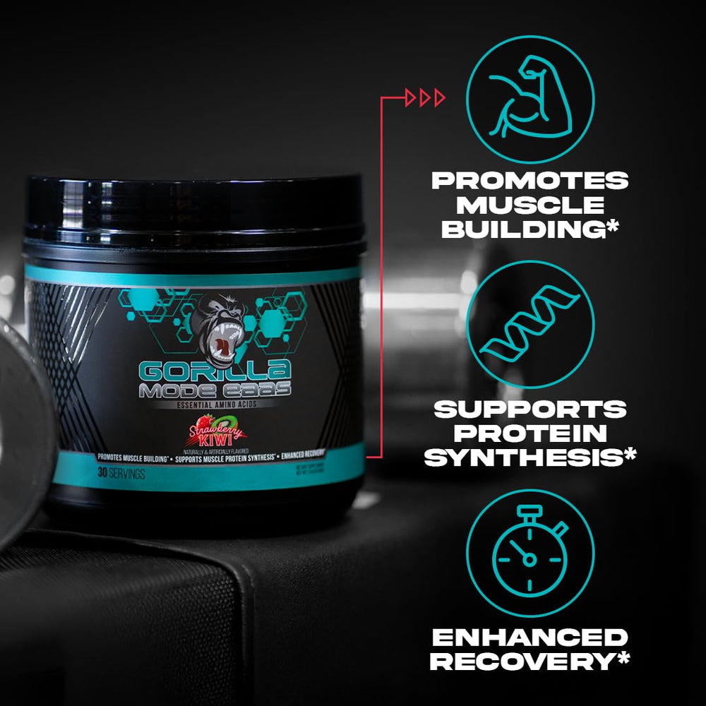 Gorilla Mind EAA Mango Peach flavor packaging