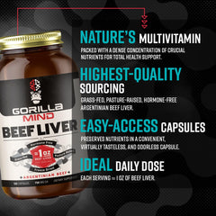 Pasture-raised Argentinian cattle used for beef liver supplement