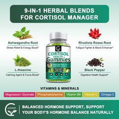 Relaxation and sleep support depiction with gummies