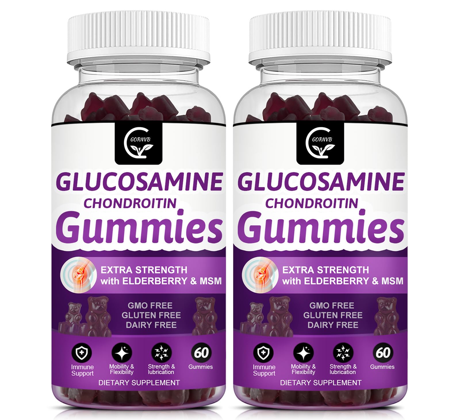 Hero image of GORNVB Glucosamine Chondroitin Gummies two-pack