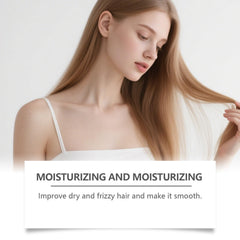 Goswar keratin pump shows hydrolyzed keratin for smoother, stronger strands.