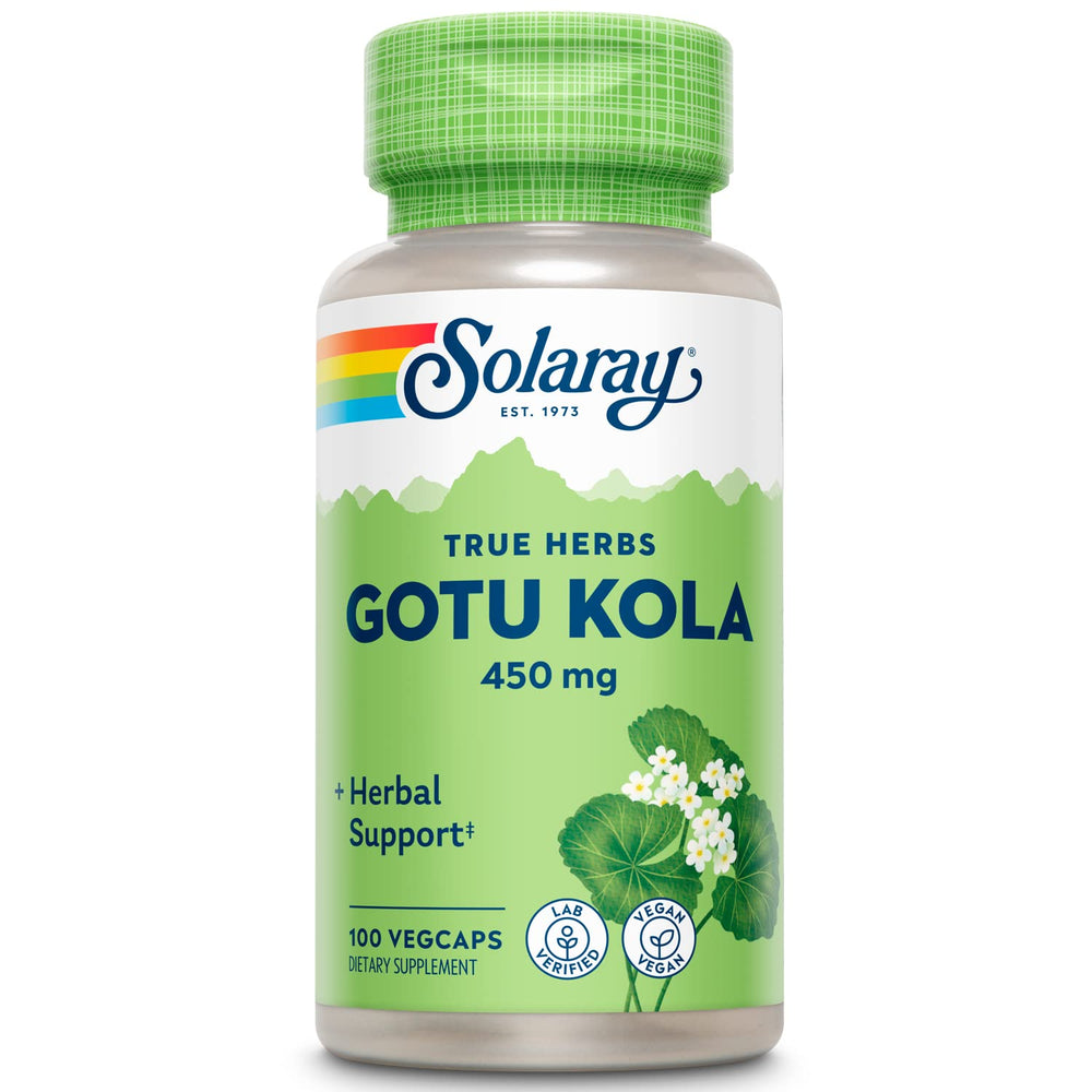 SOLARAY Gotu Kola 450mg bottle front