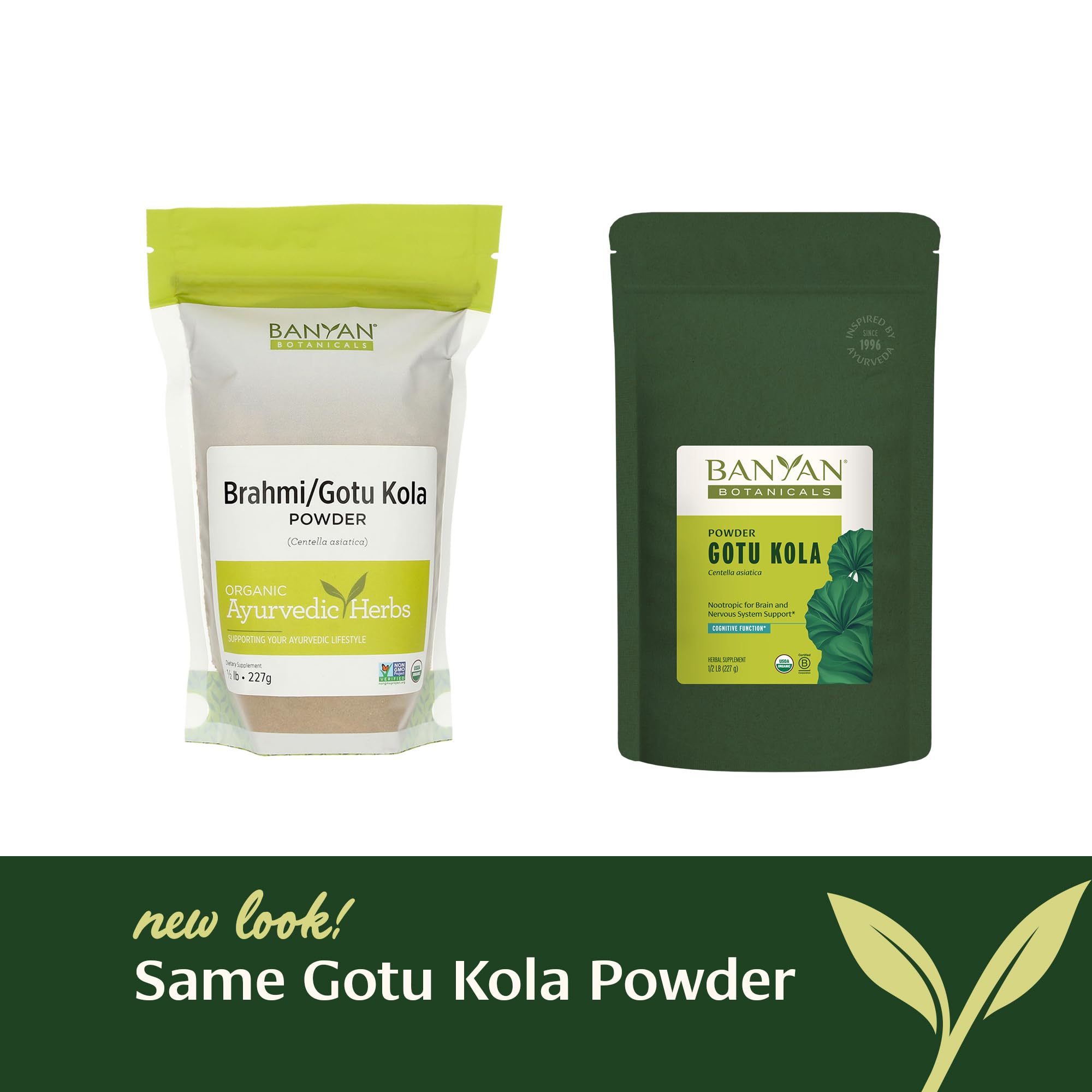 Illustration of healthy skin and calm mind with Gotu Kola