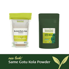 Illustration of healthy skin and calm mind with Gotu Kola