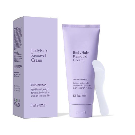 GOWEGO hair removal cream bottle pour highlights quick, clean application for smooth results
