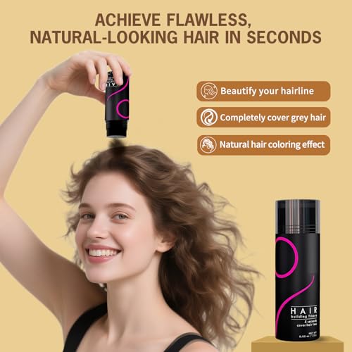 gowwim hair fibers on hairline for seamless coverage