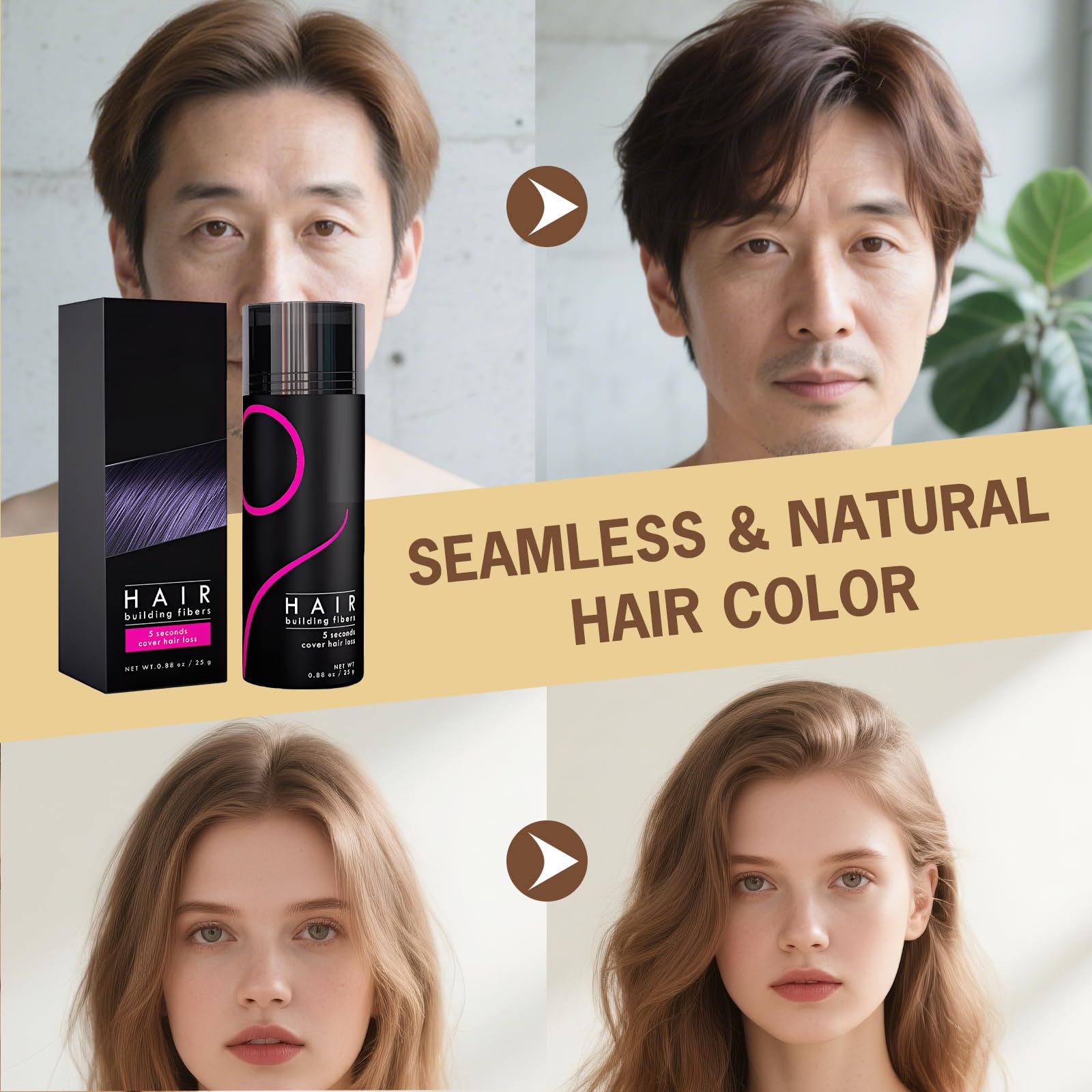 gowwim hair fibers on-the-go bottle for touch-ups