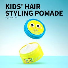 gowwim kids hair styling cream dispensing pump close-up for quick styling