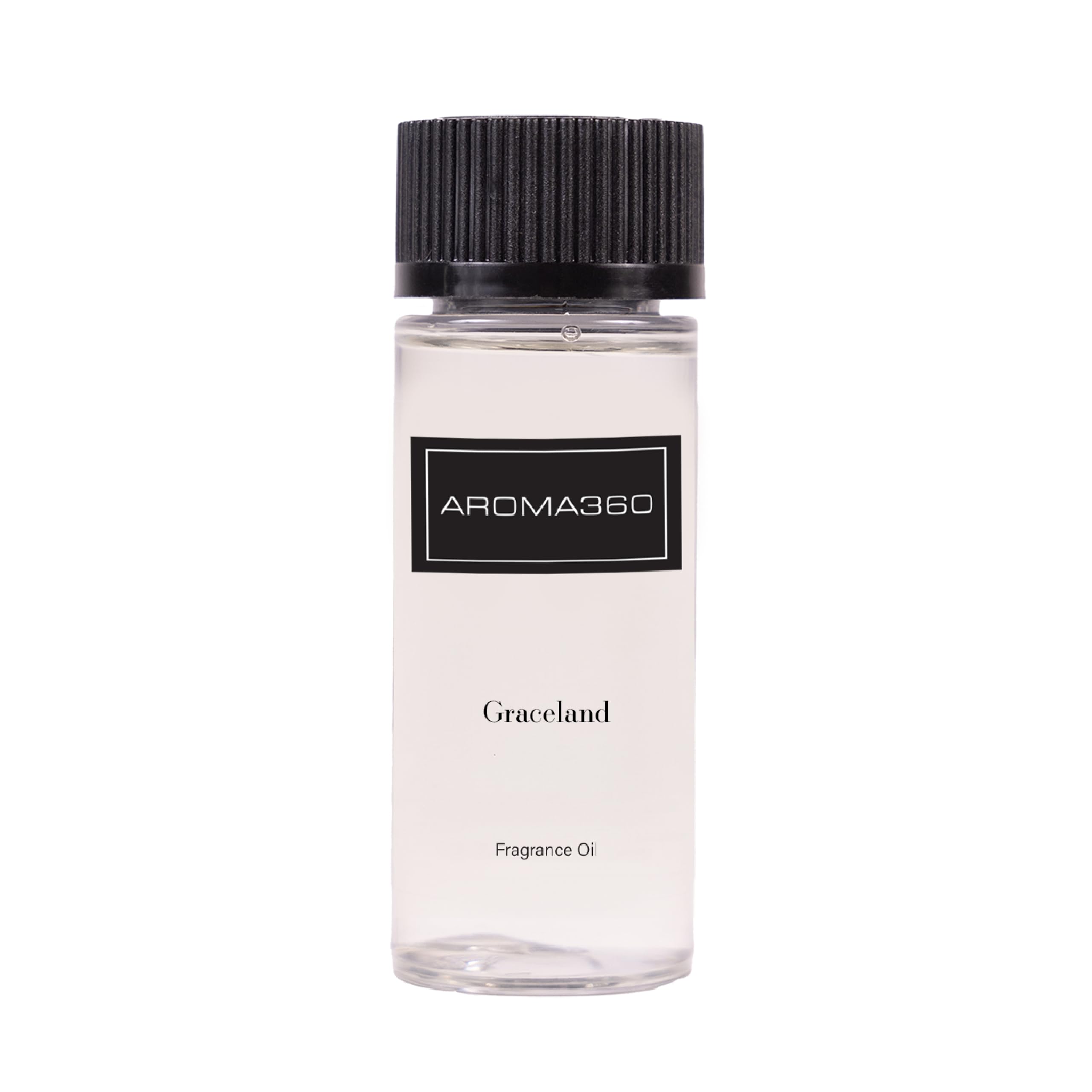 Graceland fragrance oil packaging and bottle