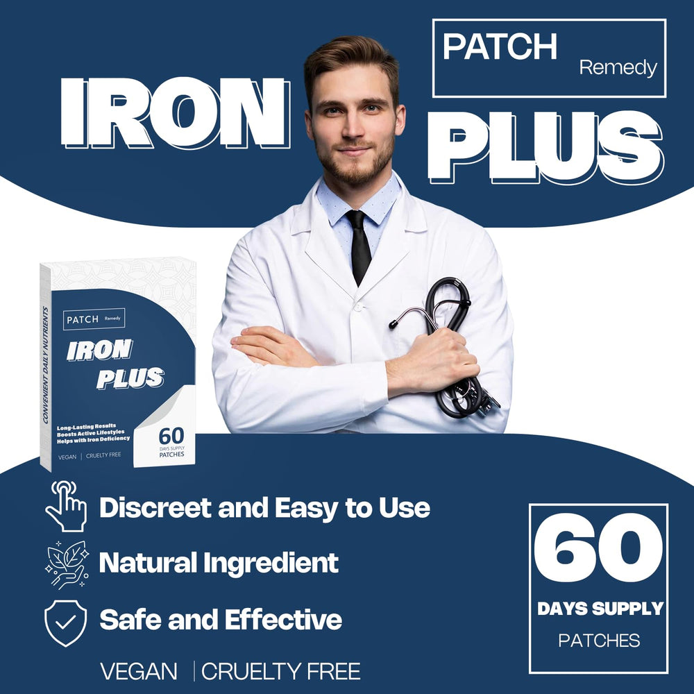 Discreet wear of Graclin Iron Plus patch at home