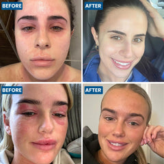 Grahams Natural cream works as a makeup base for smooth application